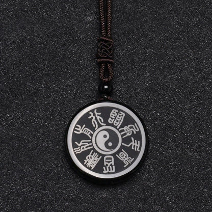 Classic Black Obsidian Yin Yang Pendant: The Ultimate Energy Balance Amulet