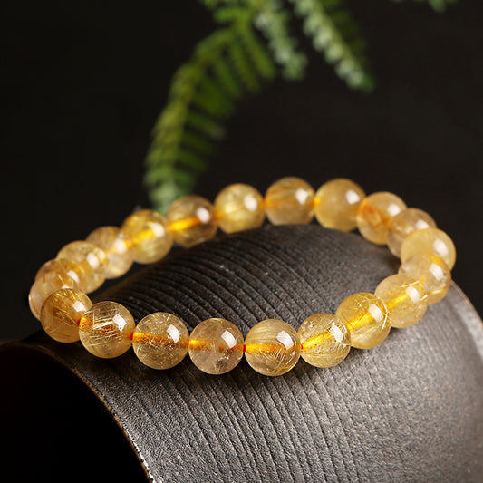 Natural Golden Citrine Wealth Bracelet: The Merchant's Stone