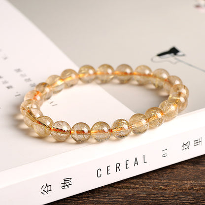 Natural Golden Citrine Wealth Bracelet: The Merchant's Stone