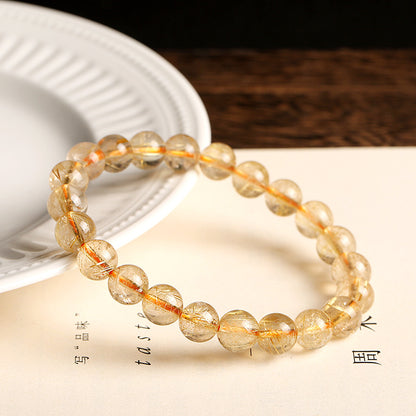Natural Golden Citrine Wealth Bracelet: The Merchant's Stone