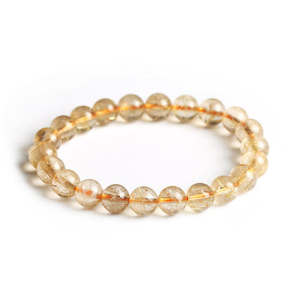 Natural Golden Citrine Wealth Bracelet: The Merchant's Stone