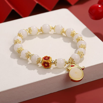 Feng Shui Lucky Charm Bracelet: Agate & Aventurine Wealth Series