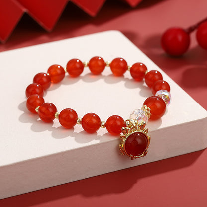 Feng Shui Lucky Charm Bracelet: Agate & Aventurine Wealth Series