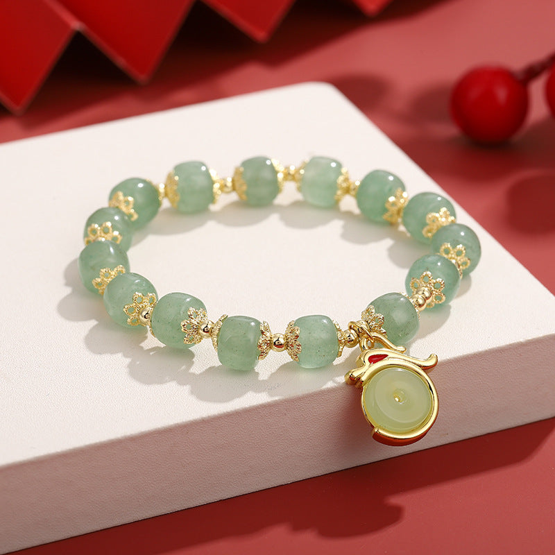 Feng Shui Lucky Charm Bracelet: Agate & Aventurine Wealth Series