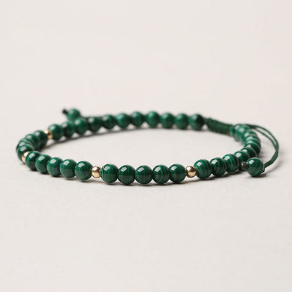 Natural Malachite Protection Bracelet: Transformation & Calm