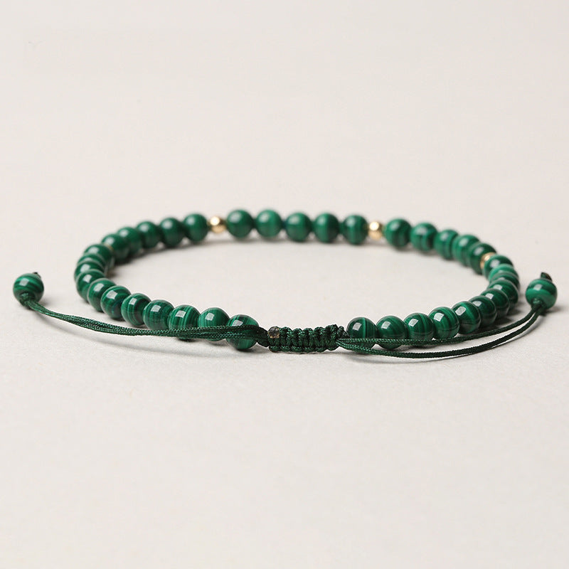 Natural Malachite Protection Bracelet: Transformation & Calm