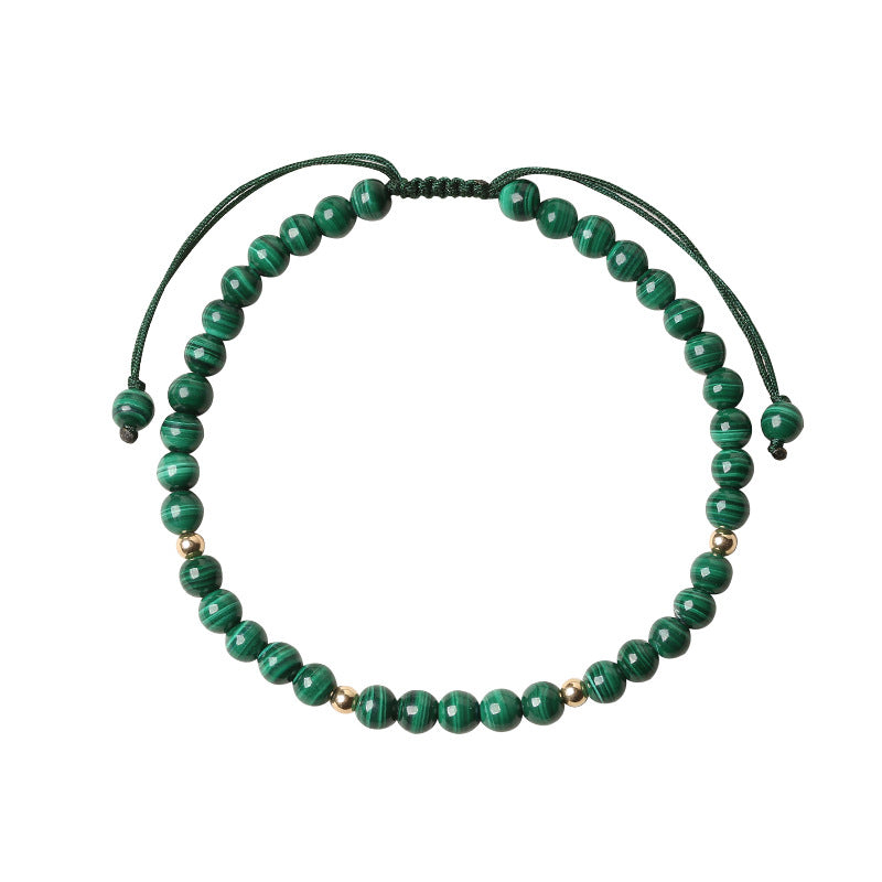 Natural Malachite Protection Bracelet: Transformation & Calm