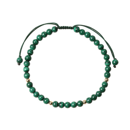 Natural Malachite Protection Bracelet: Transformation & Calm